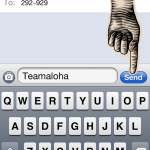 Text Team Aloha